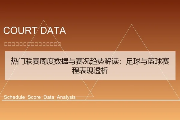 热门联赛周度数据与赛况趋势解读：足球与篮球赛程表现透析